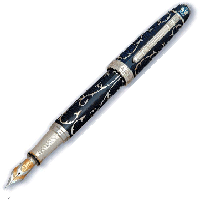 Ручка перьевая в подарочной коробке, линия Faberge от Bossert & Erhard, Германия.