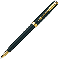 Ручка шариковая Паркер Соннет (Parker Sonnet) K528 Matte Black GT