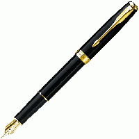 Ручка перьевая Parker Sonnet F530 Laque Black GT