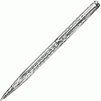 Ручка шариковая Parker Sonnet K432 Chiselled Silver CT Slim