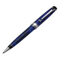 Ручка шариковая Aurora Optima. Blue gum, chrome