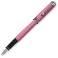 Ручка перьевая Aurora Talentum Finesse. Pink gum, chrome, Gold 14