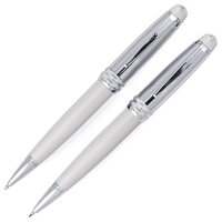 Набор Cross Bailey Chrome/Ivory: шариковая ручка и механический карандаш