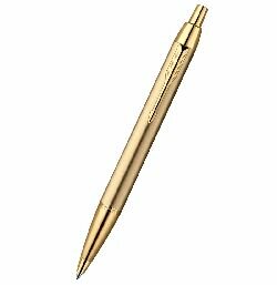 Шариковая ручка Parker IM Metal, K223 Brushed Metal Gold GT