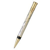 Шариковая ручка Duofold K186, цвет: Pearl & Black, стержень: M, black