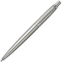Шариковая ручка Parker Jotter Premium K172, Shiny SS Chiseled, Mblue