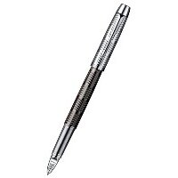 Ручка-5й пишущий узел Parker IM Premium, F522, цвет: Twin Chiselled, стержень: F, black ("точечная" гравировка)