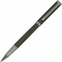 Ручка-роллер Pierre Cardin Evolution цвет темный детали дизайна оружейный хром