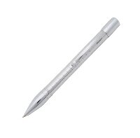 Шариковая ручка Pierre Cardin ULTRA серебристая с гравировкой (квадраты)