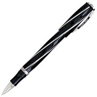 Ручка роллер Visconti Divina Black Over. цвет: Black GT, Silver
