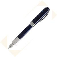 Перьевая ручка Visconti Rembrandt, цвет: Blue PT, перо: тонкое (F)