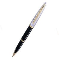 Перьевая ручка Waterman Carene, Black/Silver, M