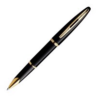Ручка-роллер Waterman Carene, Black GT, Fblk